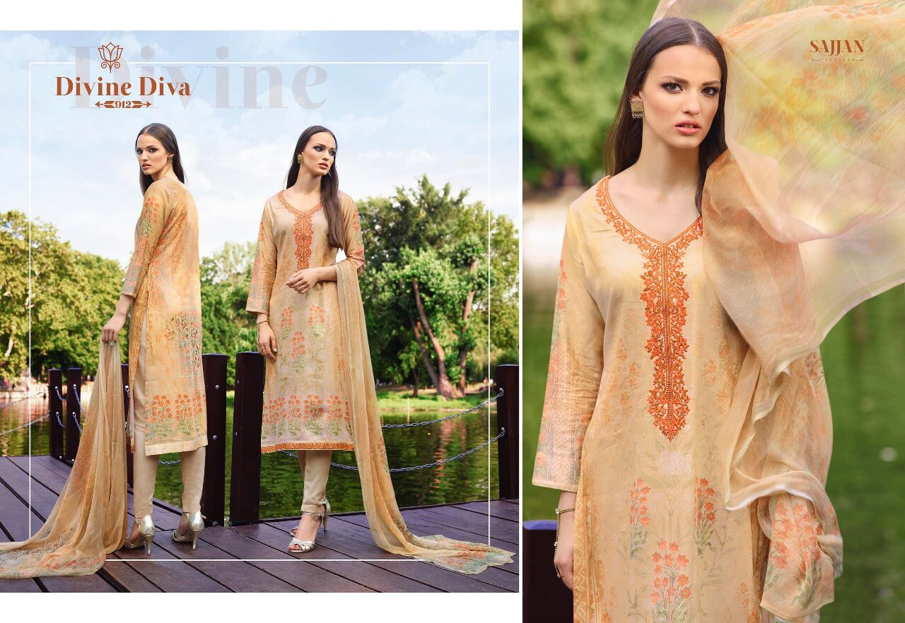 Angana By Sajjan 901 To 912 Series Designer Colorful Fancy Beautiful Ethnic Wear & Casual Wear Satin Cotton Dresses At Wholesale Price