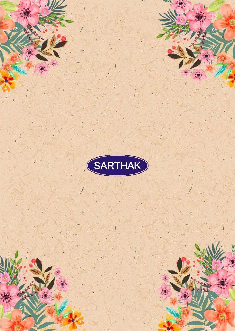 SARTHAK BY RUDRINEE 1001 TO 1007 SERIES BEAUTIFUL SUITS STYLISH FANCY COLORFUL PARTY WEAR & OCCASIONAL WEAR PURE JAM SATIN PRINT WITH EMBROIDERY DRESSES AT WHOLESALE PRICE