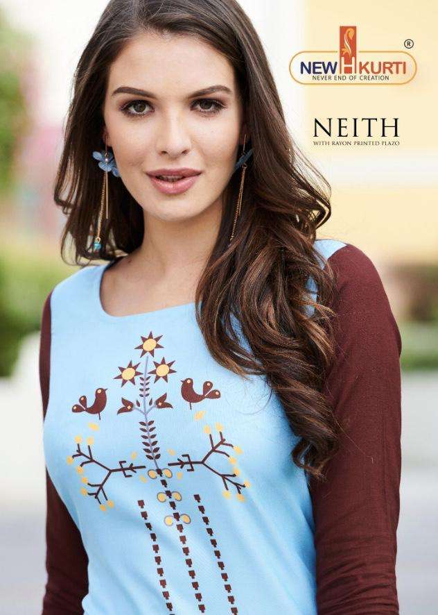 NEITH BY NEHA FASHION 6001 TO 6007 SERIES BEAUTIFUL STYLISH COLORFUL FANCY PARTY WEAR & ETHNIC WEAR & READY TO WEAR HEAVY RAYON WITH DIGITAL PRINT KURTIS WITH BOTTOM AT WHOLESALE PRICE