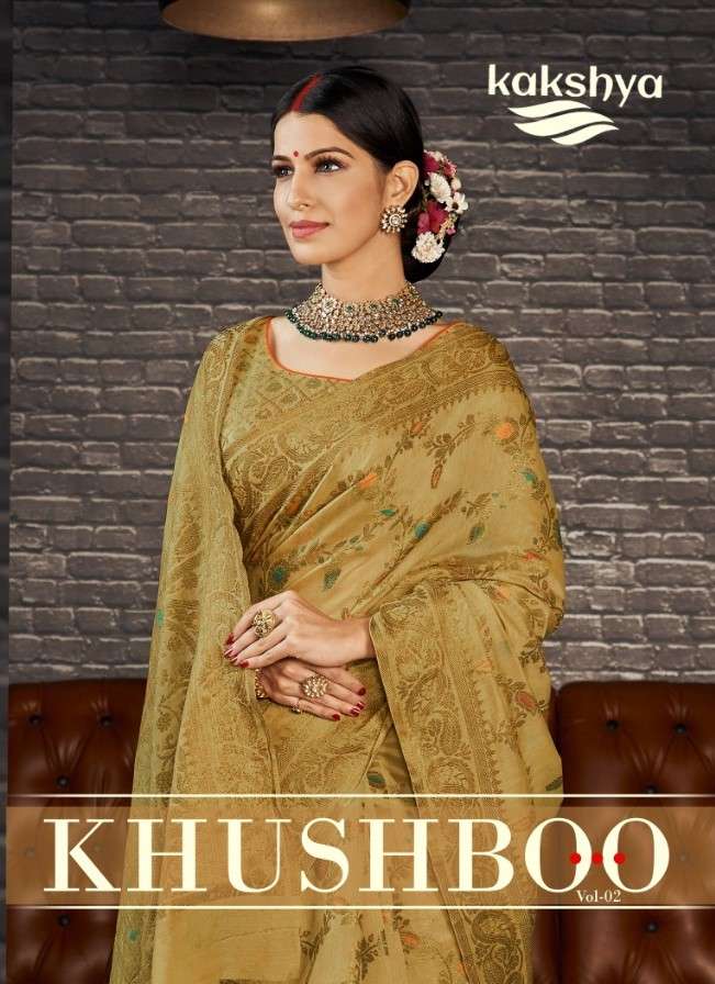 KHUSHBOO VOL-2 BY KAKSHYA 9413 TO 9414 SERIES INDIAN TRADITIONAL WEAR COLLECTION BEAUTIFUL STYLISH FANCY COLORFUL PARTY WEAR & OCCASIONAL WEAR COTTON ZARI SAREES AT WHOLESALE PRICE