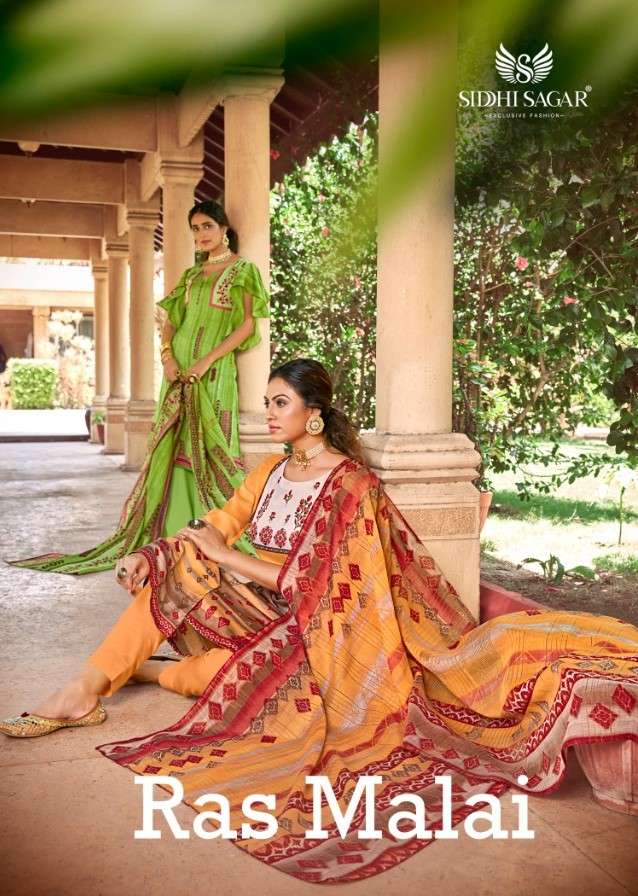 RAS MALAI BY SIDDHI SAGAR 22901 TO 22908 SERIES BEAUTIFUL STYLISH SHARARA SUITS FANCY COLORFUL CASUAL WEAR & ETHNIC WEAR & READY TO WEAR JAM DIGITAL PRINTED DRESSES AT WHOLESALE PRICE