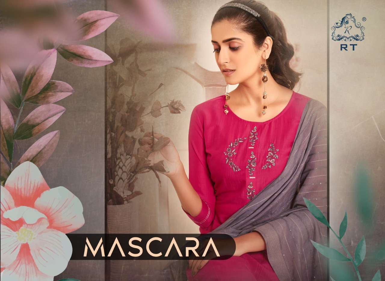 MASCARA BY RT 9001 TO 9006 SERIES BEAUTIFUL SUITS COLORFUL STYLISH FANCY CASUAL WEAR & ETHNIC WEAR CHINNON SILK DRESSES AT WHOLESALE PRICE