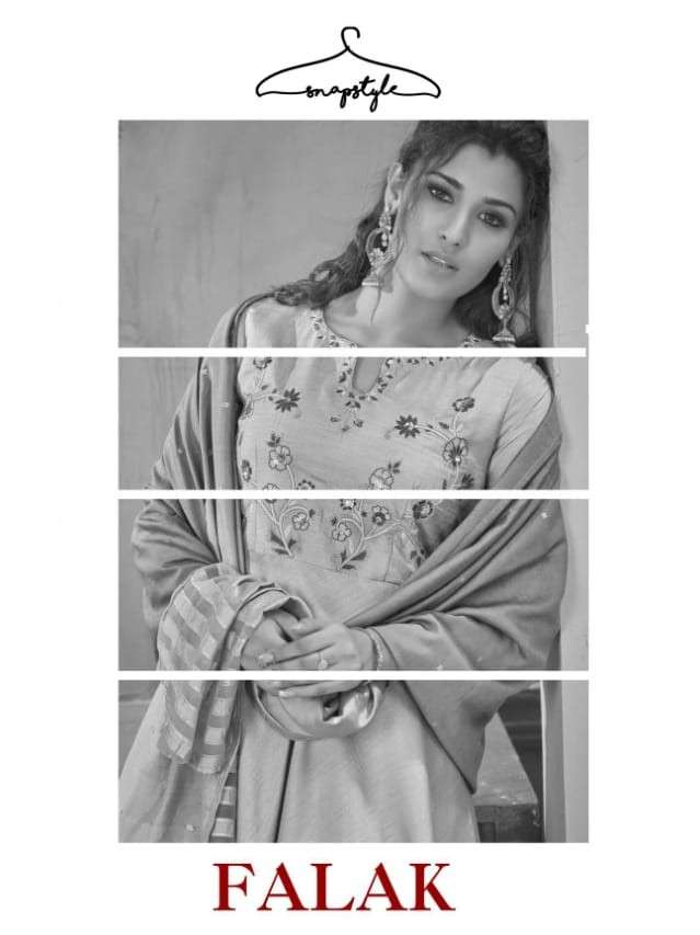 FALAK BY SNAPSTYLE 1019 TO 1024 SERIES BEAUTIFUL SUITS COLORFUL STYLISH FANCY CASUAL WEAR & ETHNIC WEAR BEMBERG SILK DRESSES AT WHOLESALE PRICE