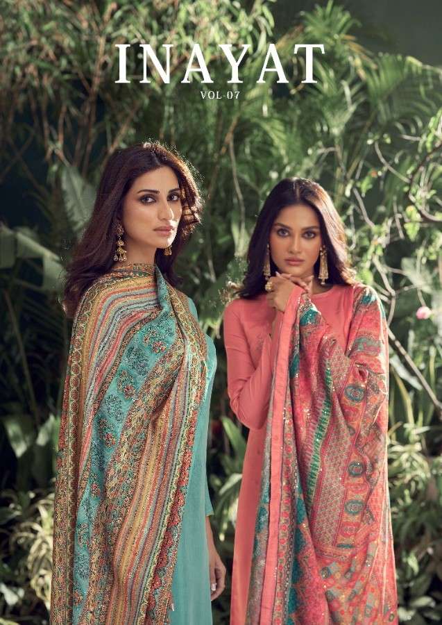 INAYAT VOL-7 BY KARMA TRENDZ 4068 TO 4074 SERIES BEAUTIFUL COLORFUL STYLISH PRETTY PARTY WEAR CASUAL WEAR OCCASIONAL WEAR PURE MUSLIN EMBROIDERED DRESSES AT WHOLESALE PRICE