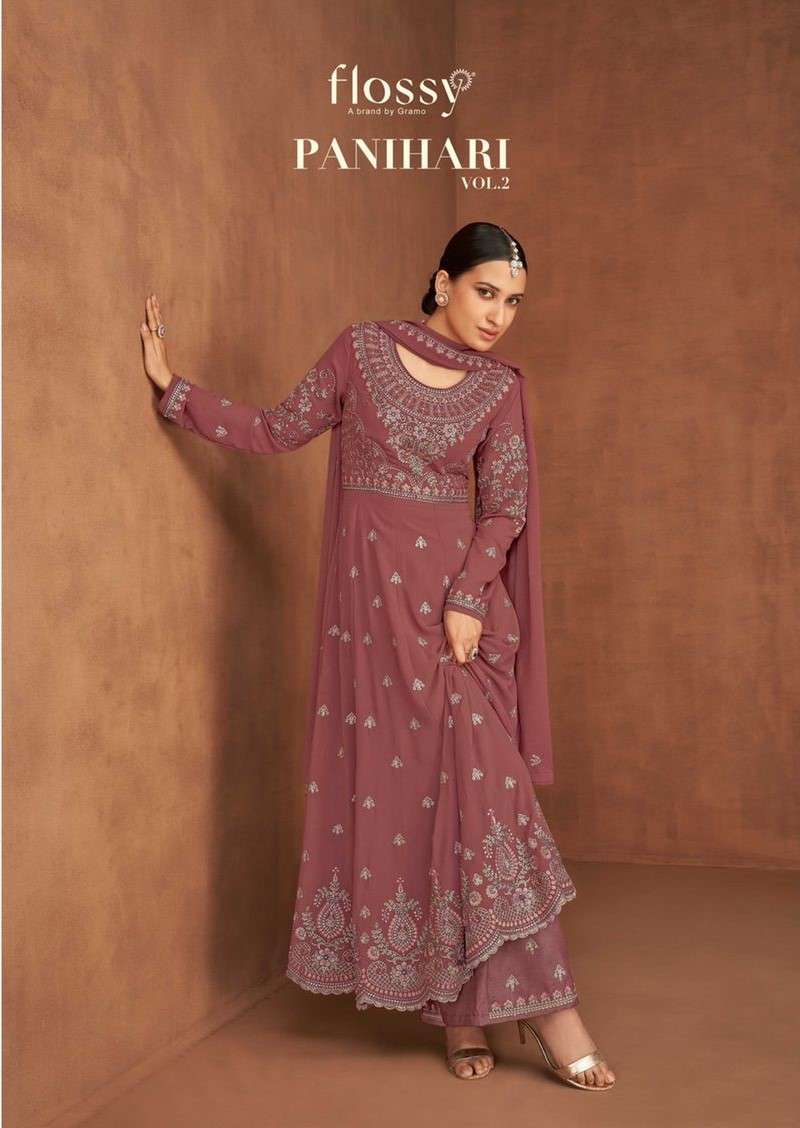 Panihari Vol-2 By Flossy 09 To 12 Series Beautiful Anarkali Suits Colorful Stylish Fancy Casual Wear & Ethnic Wear Heavy Real Georgette Dresses At Wholesale Price