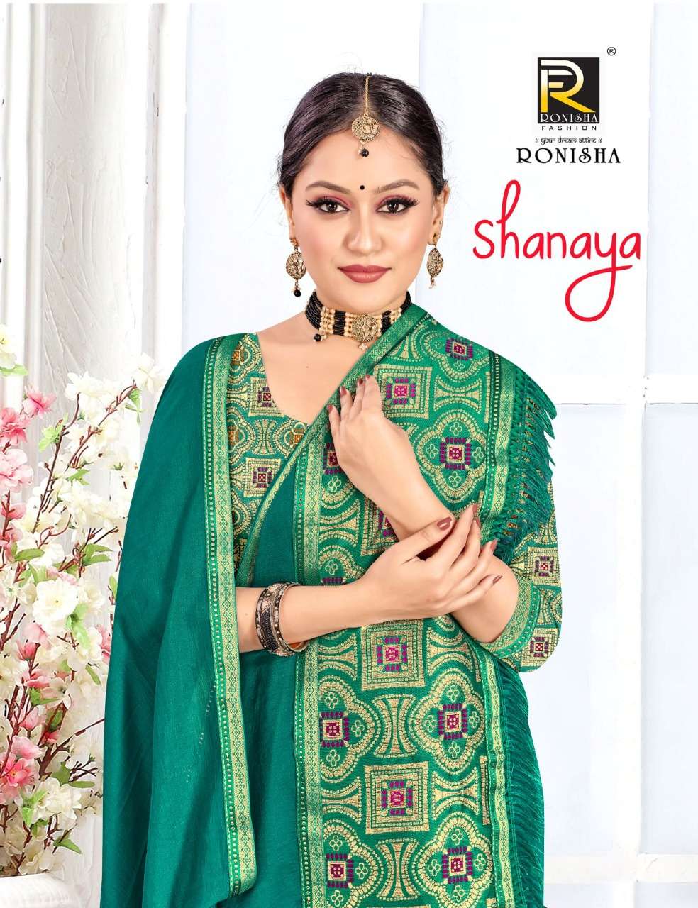 SHANAYA BY RONISHA FASHION 1001 TO 1008 SERIES INDIAN TRADITIONAL WEAR COLLECTION BEAUTIFUL STYLISH FANCY COLORFUL PARTY WEAR & OCCASIONAL WEAR VICHITRA SILK SAREES AT WHOLESALE PRICE