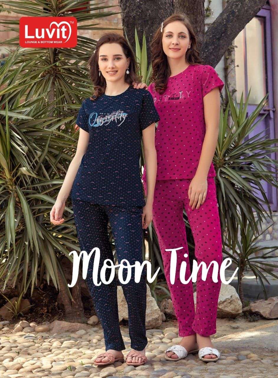 MOON TIME BY LUVIT 101 TO 108 SERIES DESIGNER STYLISH FANCY COLORFUL BEAUTIFUL PARTY WEAR & ETHNIC WEAR COLLECTION PURE SINKER NIGHT SUITS AT WHOLESALE PRICE