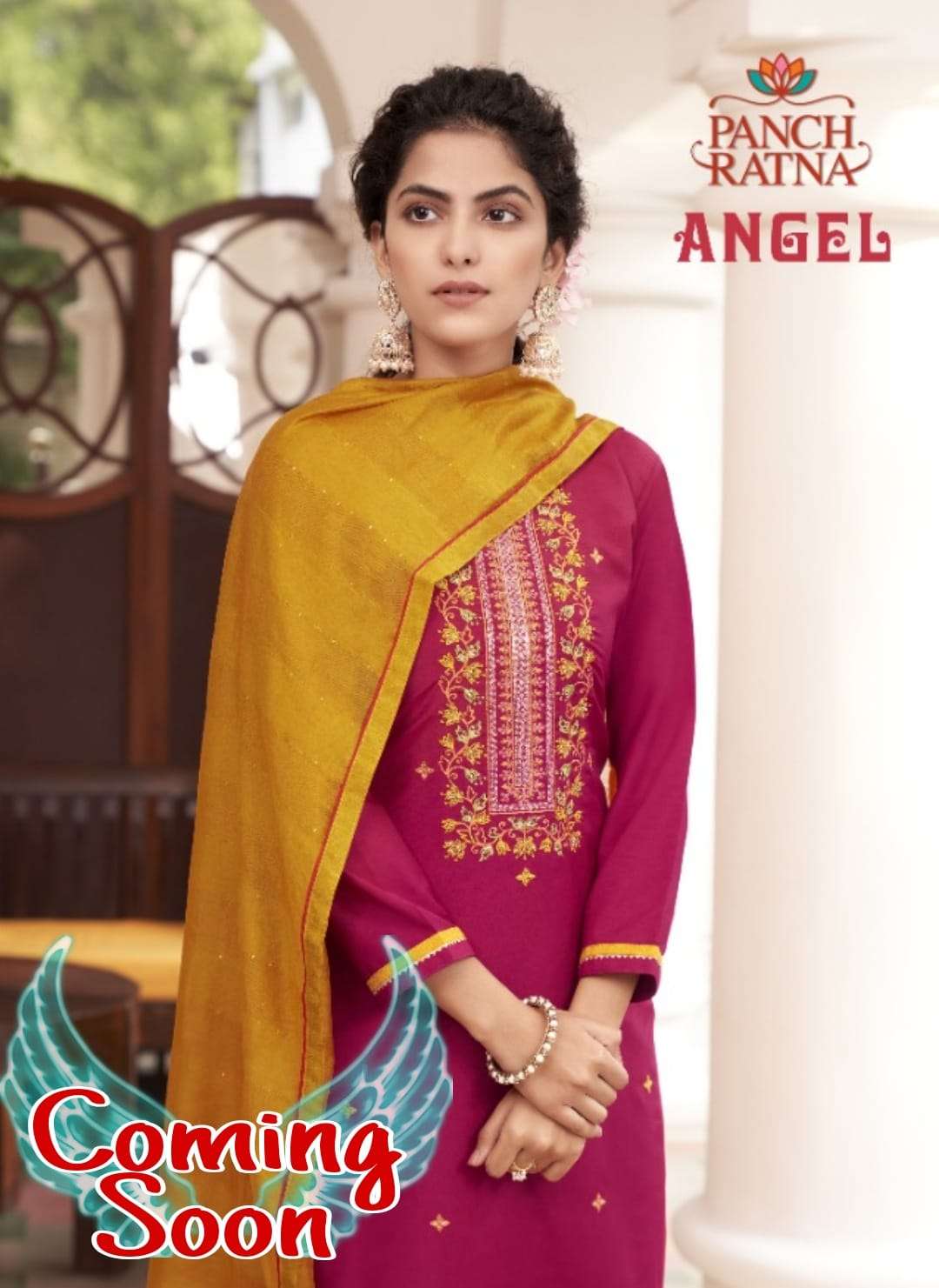 ANGEL BY PANCH RATNA 11671 TO 11675 SERIES BEAUTIFUL SUITS COLORFUL STYLISH FANCY CASUAL WEAR & ETHNIC WEAR SILK DRESSES AT WHOLESALE PRICE