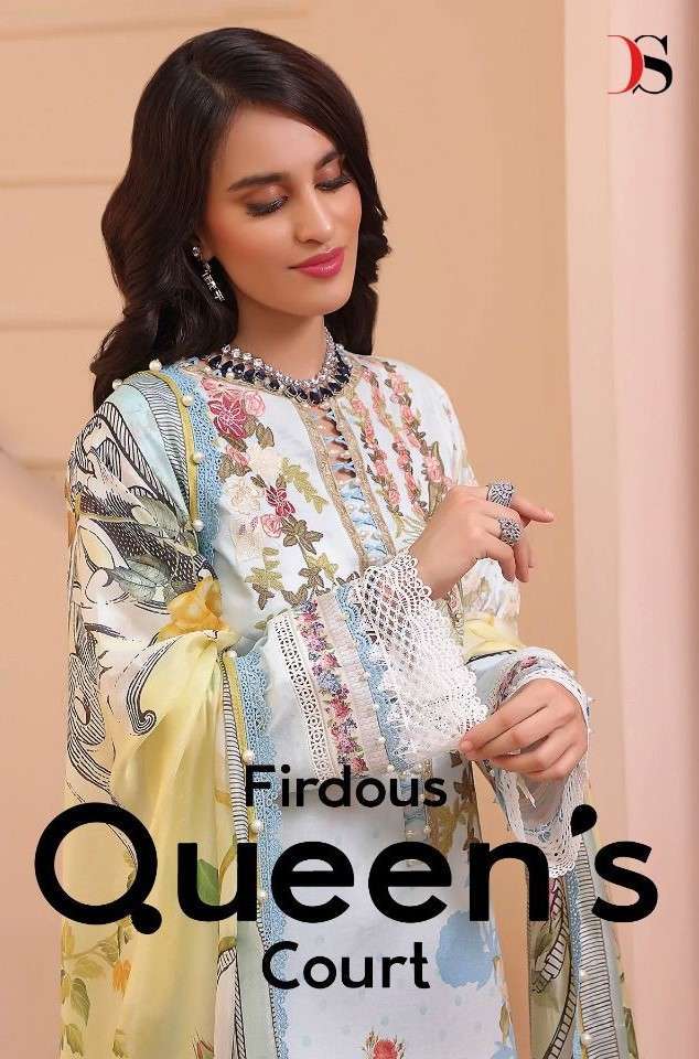 FIRDOUS QUEENS COURT BY DEEPSY SUITS 1731 TO 1738 SERIES BEAUTIFUL PAKISTANI SUITS COLORFUL STYLISH FANCY CASUAL WEAR & ETHNIC WEAR PURE COTTON DRESSES AT WHOLESALE PRICE