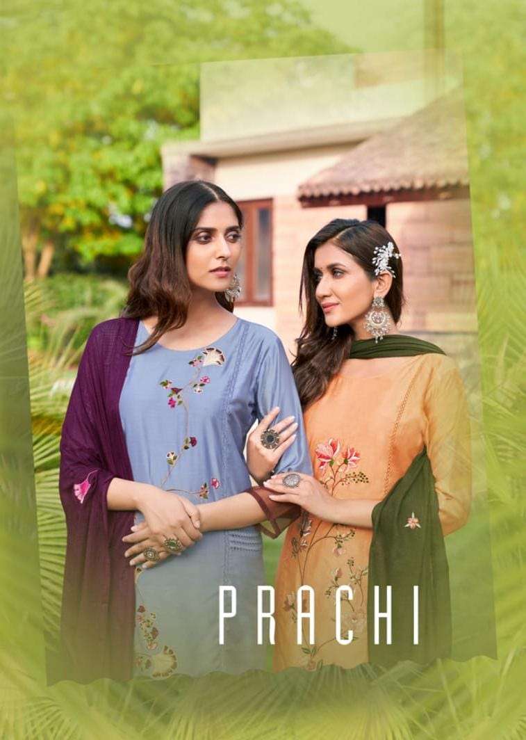 PRACHI BY SNAPSTYLE 1001 TO 1006 SERIES BEAUTIFUL SUITS COLORFUL STYLISH FANCY CASUAL WEAR & ETHNIC WEAR SILK DRESSES AT WHOLESALE PRICE