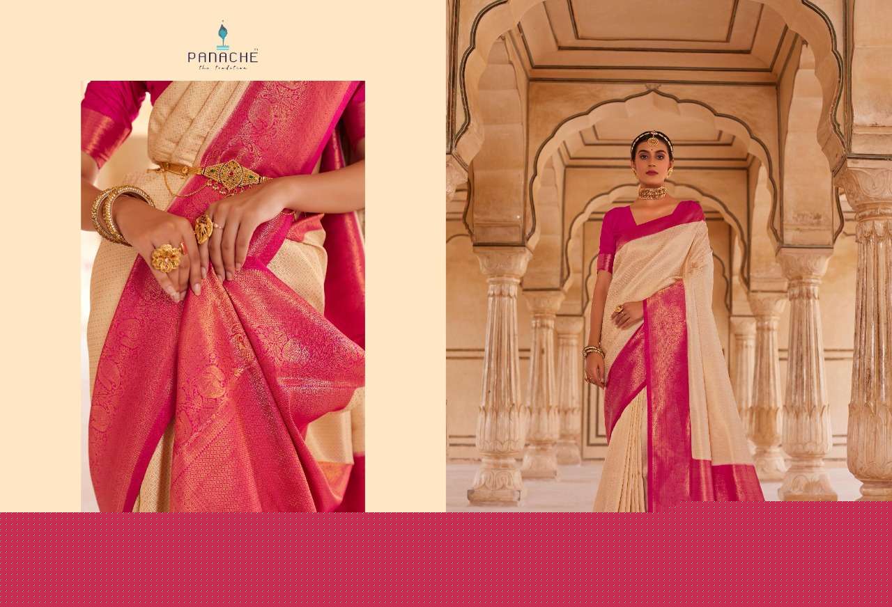 PANACHE VOL-4 BY PANACHE 1951 TO 1961 SERIES INDIAN TRADITIONAL WEAR COLLECTION BEAUTIFUL STYLISH FANCY COLORFUL PARTY WEAR & OCCASIONAL WEAR SOFT SILK SAREES AT WHOLESALE PRICE