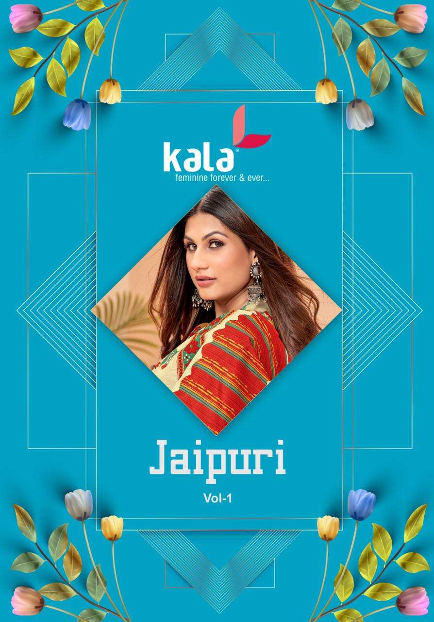 Jaipuri Vol-1 By Kala 4401 To 4412 Series Beautiful Suits Stylish Colorful Fancy Casual Wear & Ethnic Wear Pure Cotton Print Dresses At Wholesale Price