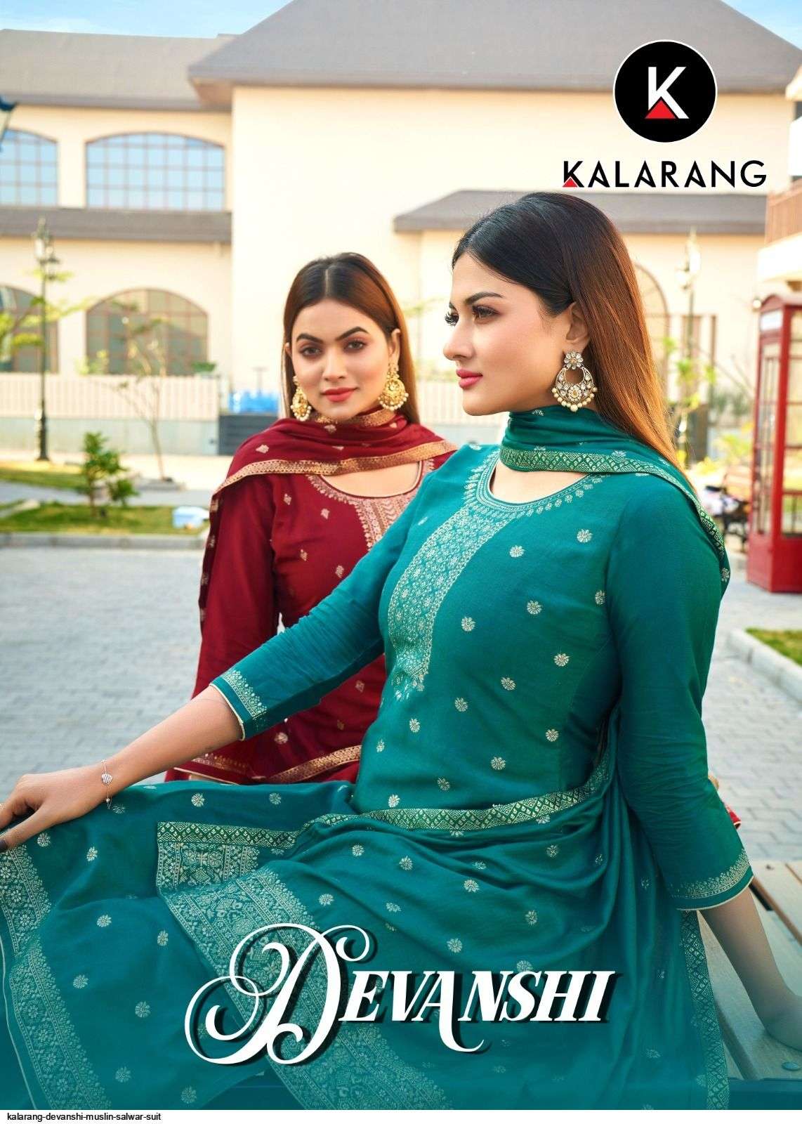 Devanshi By Kalarang 10461 To 10466 Series Beautiful Festive Suits Colorful Stylish Fancy Casual Wear & Ethnic Wear Pure Muslin Dola Jacquard Embroidered Dresses At Wholesale Price