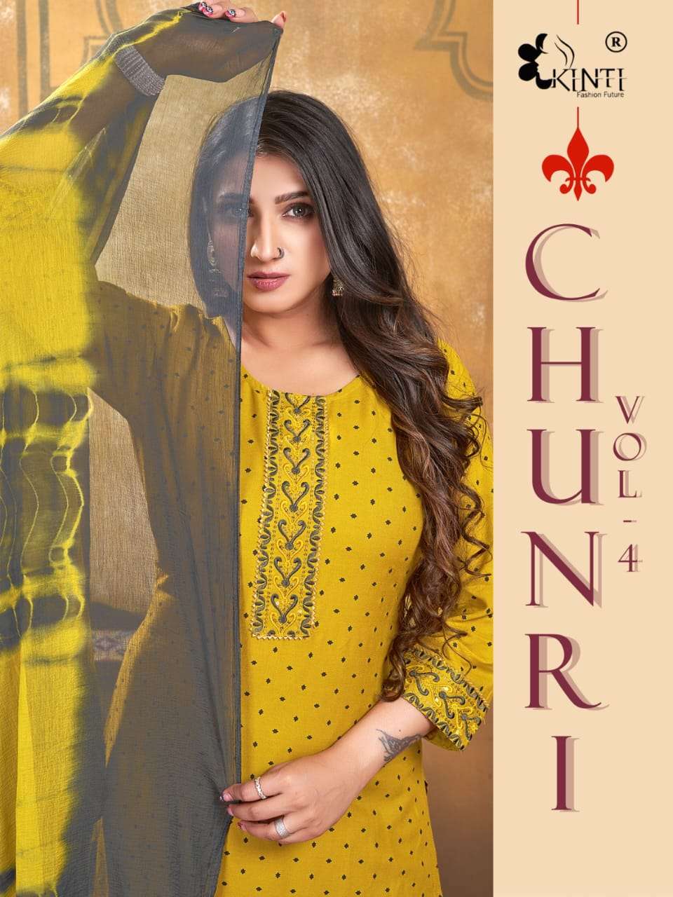 Chunri Vol-4 By Kinti 101 To 106 Series Beautiful Suits Colorful Stylish Fancy Casual Wear & Ethnic Wear Heavy Rayon Dresses At Wholesale Price