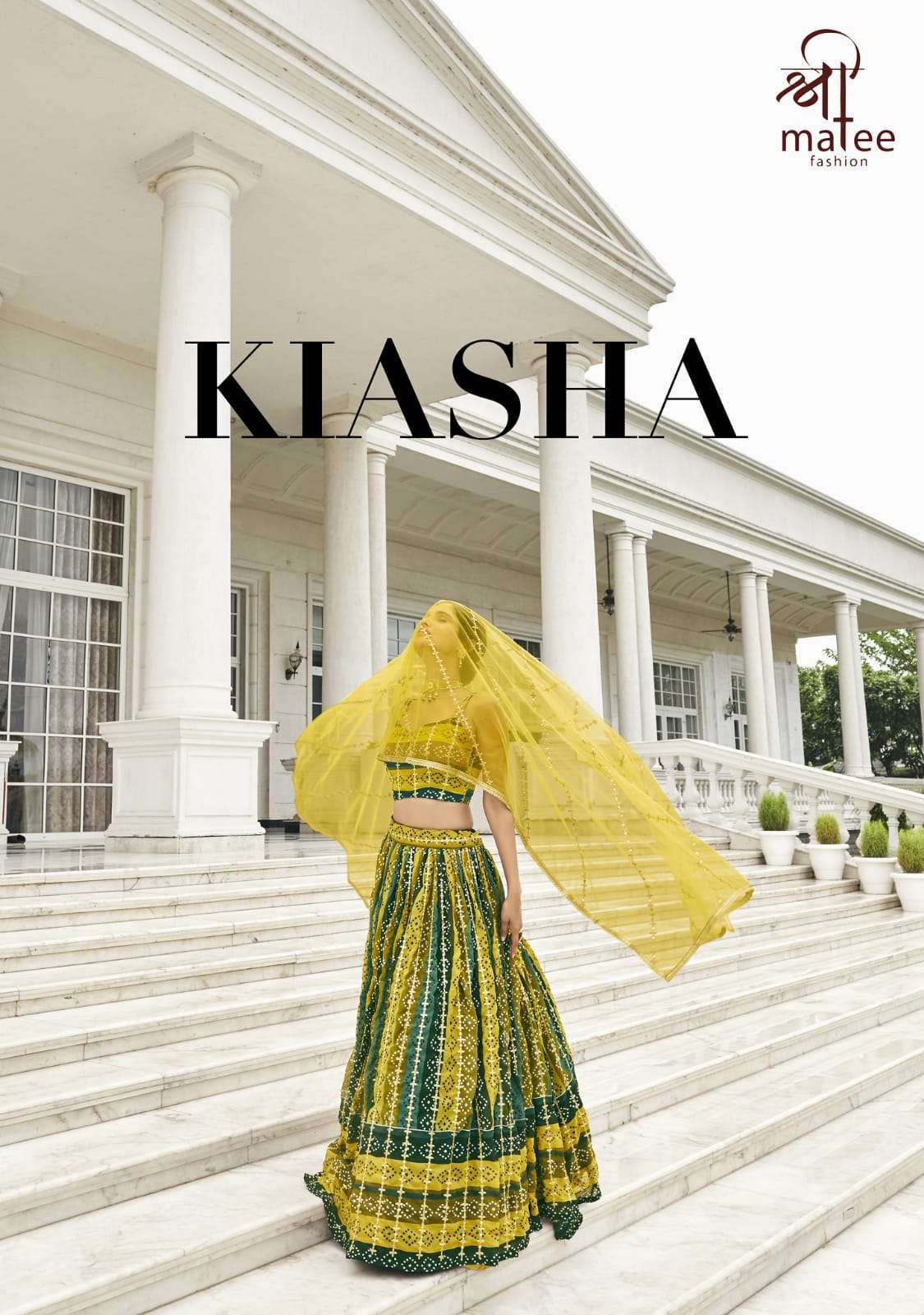 Kiasha By Shree Matee Fashion 145 To 148 Series Designer Beautiful Festive Collection Occasional Wear & Party Wear Pure Faux Georgette Lehengas At Wholesale Price