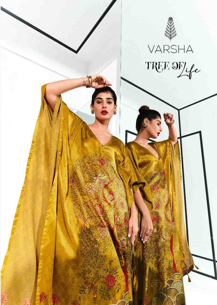 Tree Of Life By Varshaa 01 To 05 Series Designer Stylish Fancy Colorful Beautiful Party Wear & Ethnic Wear Collection Silk Kaftan With Bottom At Wholesale Price