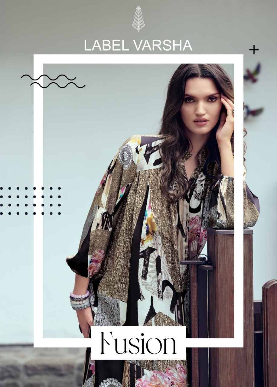 Fusion By Varsha 129 To 131 Series Designer Stylish Fancy Colorful Beautiful Party Wear & Ethnic Wear Collection Muslin Print Tops With Bottom At Wholesale Price