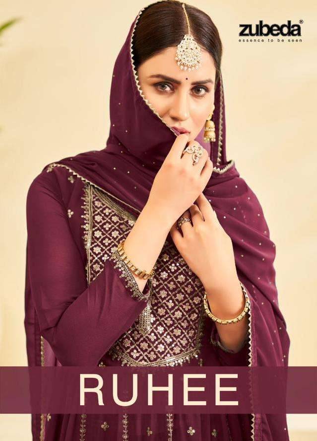 Ruhee By Zubeda 2001 To 2006 Series Beautiful Summer Collection Pakisatni Suits Stylish Fancy Colorful Casual Wear & Ethnic Wear Georgette Embroidered Dresses At Wholesale Price