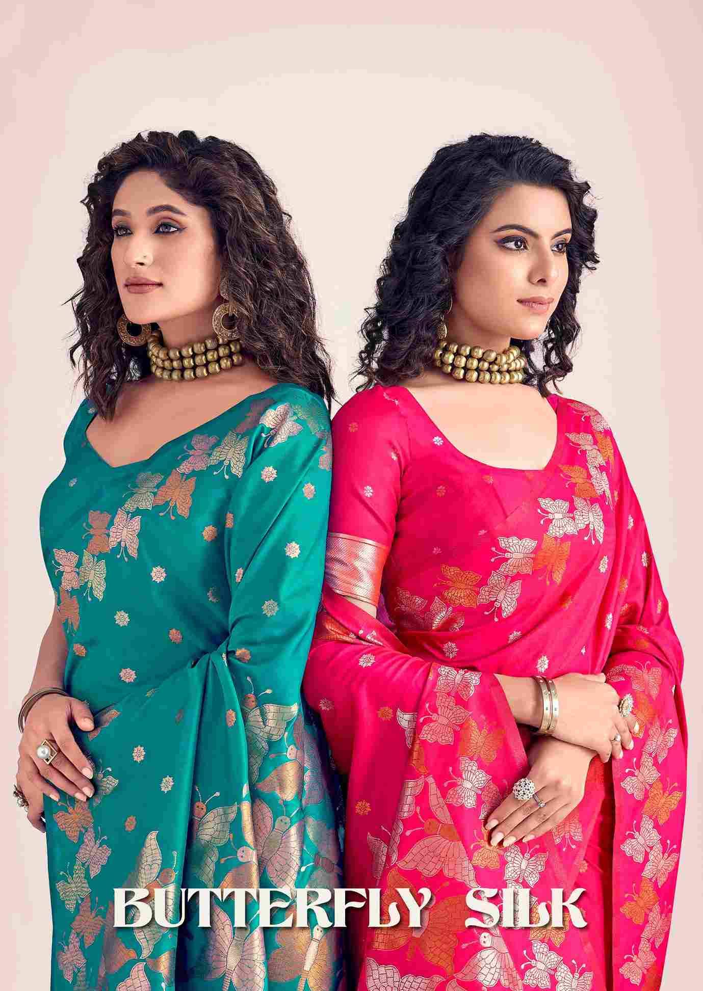 Butterfly Silk By Rajpath 510001 To 510006 Series Indian Traditional Wear Collection Beautiful Stylish Fancy Colorful Party Wear & Occasional Wear Banarasi Silk Sarees At Wholesale Price