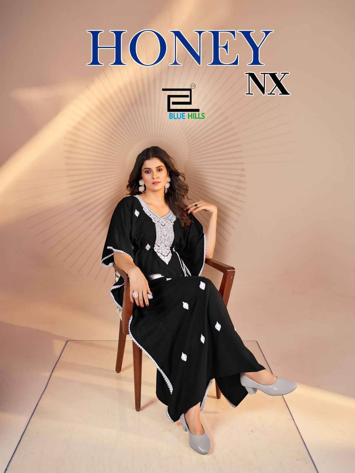 Honey Nx By Blue Hills 1001 To 1005 Series Designer Stylish Fancy Colorful Beautiful Party Wear & Ethnic Wear Collection Heavy Rayon Kaftan At Wholesale Price