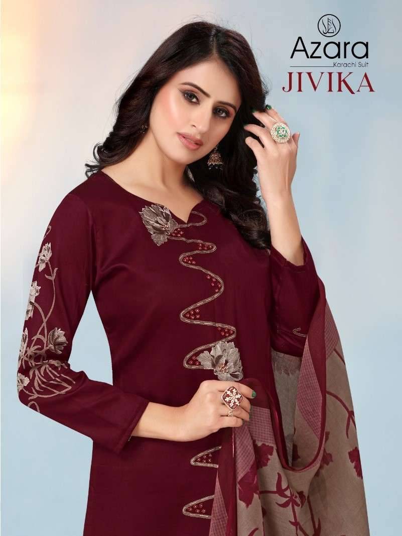 Jivika By Radhika Fashion 1005-A To 1005-D Series Beautiful Festive Suits Stylish Fancy Colorful Casual Wear & Ethnic Wear Jam Print Dresses At Wholesale Price