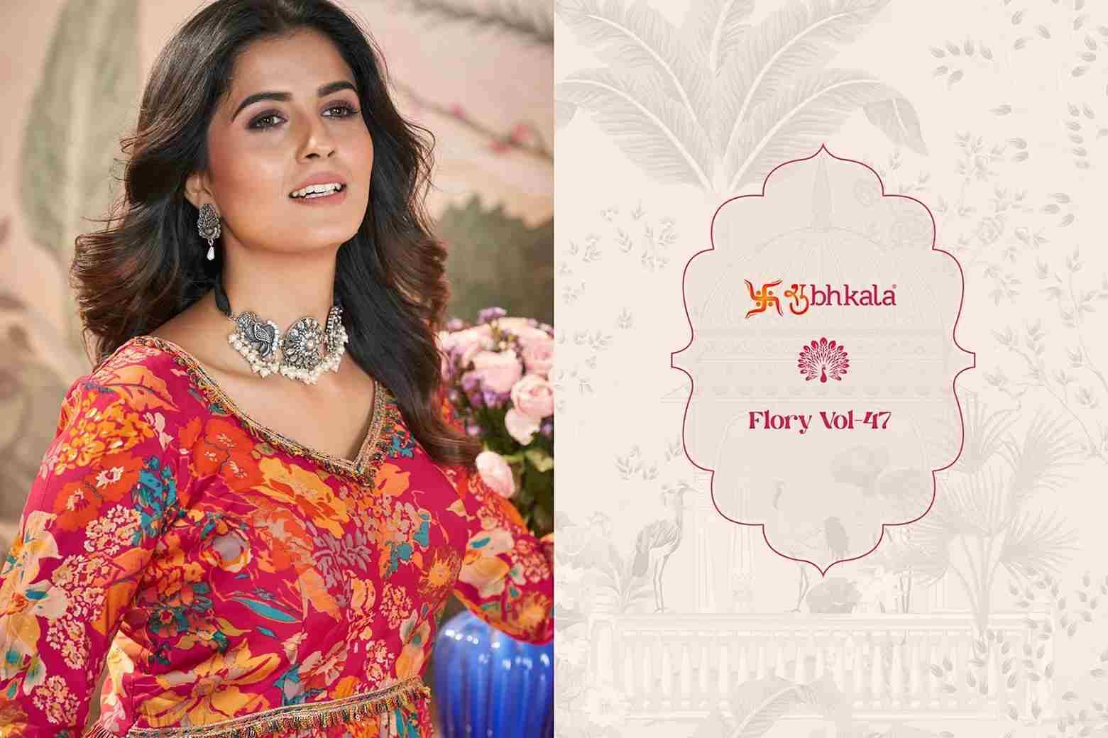 Flory Vol-47 By Shubhkala 5031 To 5032 Series Beautiful Festive Suits Colorful Stylish Fancy Casual Wear & Ethnic Wear Silk Print Dresses At Wholesale Price