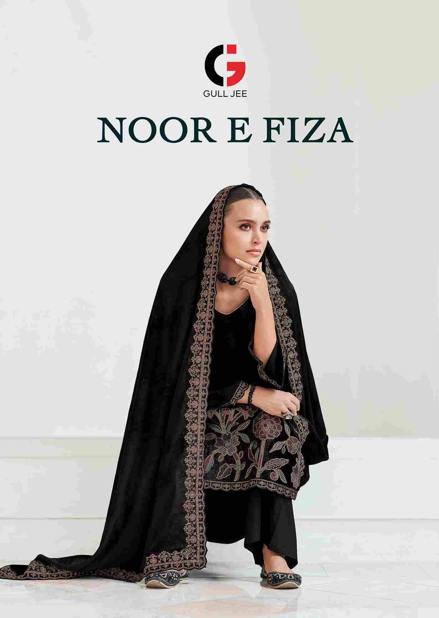 Noor E Fiza By Gull Jee 30001 To 30006 Series Beautiful Festive Suits Colorful Stylish Fancy Casual Wear & Ethnic Wear Viscose Velvet Embroidered Dresses At Wholesale Price