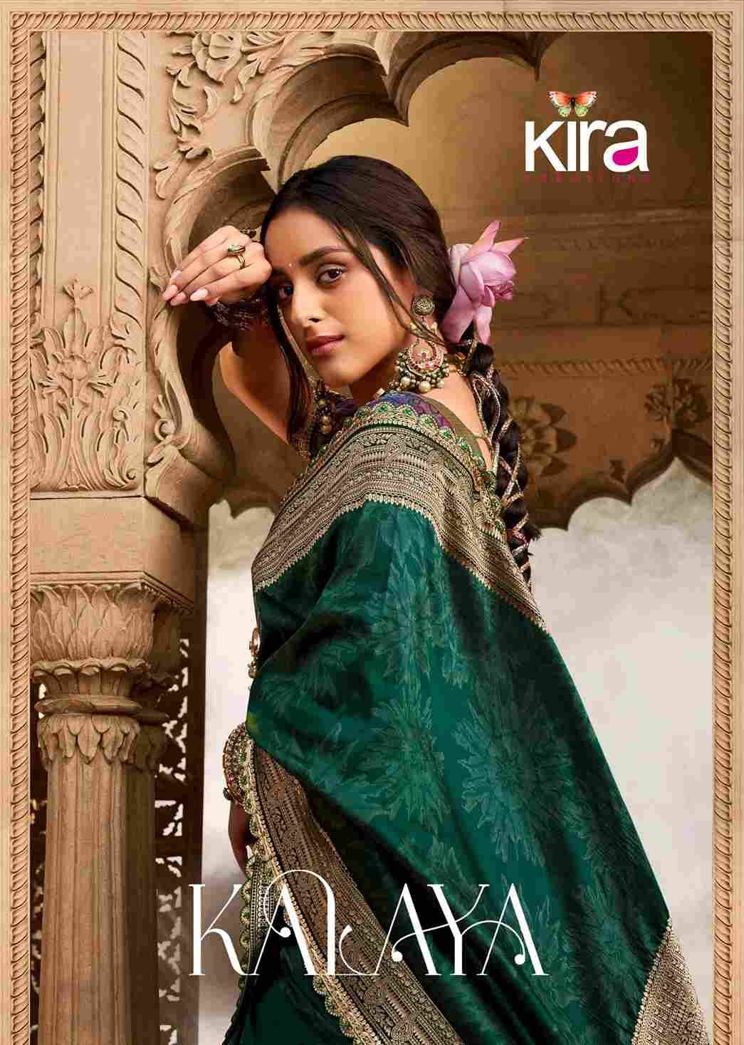 Kalaya By Kira 6301 To 6305 Series Indian Traditional Wear Collection Beautiful Stylish Fancy Colorful Party Wear & Occasional Wear Banarasi Silk Sarees At Wholesale Price