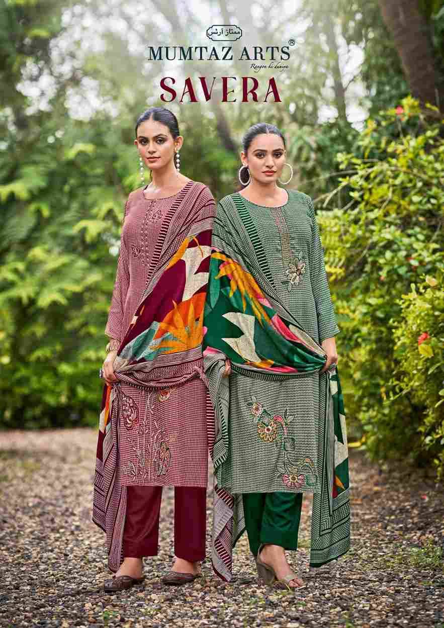 Savera By Mumtaz Arts 6001 To 6004 Series Beautiful Festive Suits Colorful Stylish Fancy Casual Wear & Ethnic Wear Pure Pashmina Print Dresses At Wholesale Price