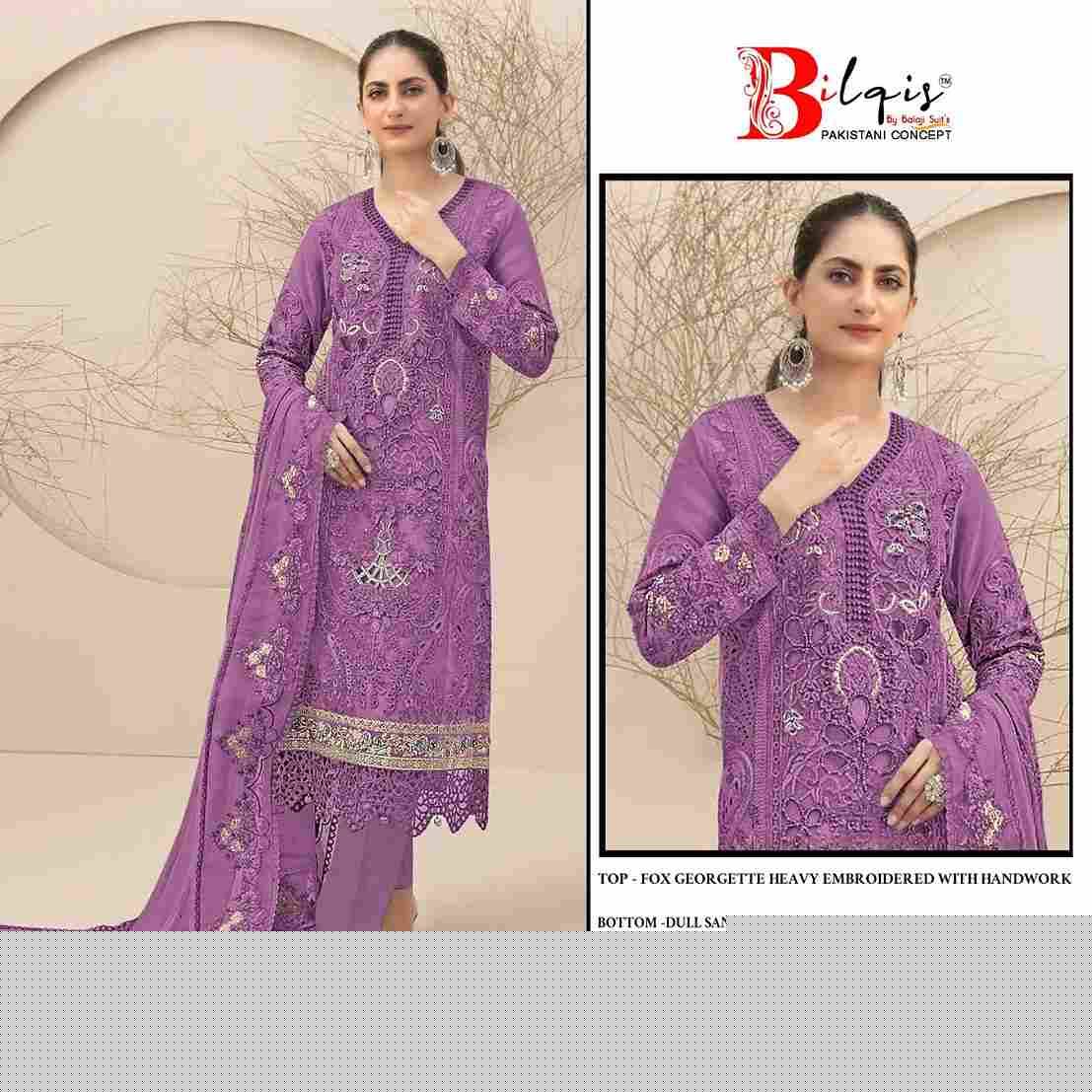 Bilqis 98 Colours Vol-3 By Bilqis 98-I To 98-L Series Beautiful Pakistani Suits Stylish Fancy Colorful Party Wear & Occasional Wear Faux Georgette Embroidery Dresses At Wholesale Price
