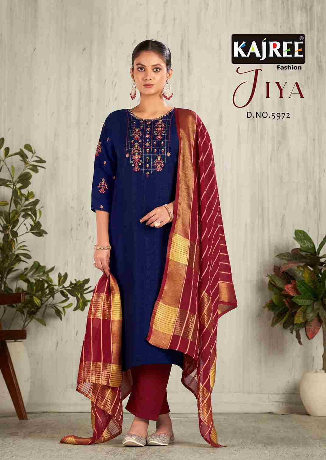 Jiya By Kajree Fashion 5971 To 5974 Series Beautiful Stylish Festive Suits Fancy Colorful Casual Wear & Ethnic Wear & Ready To Wear Pure Viscose Print Dresses At Wholesale Price