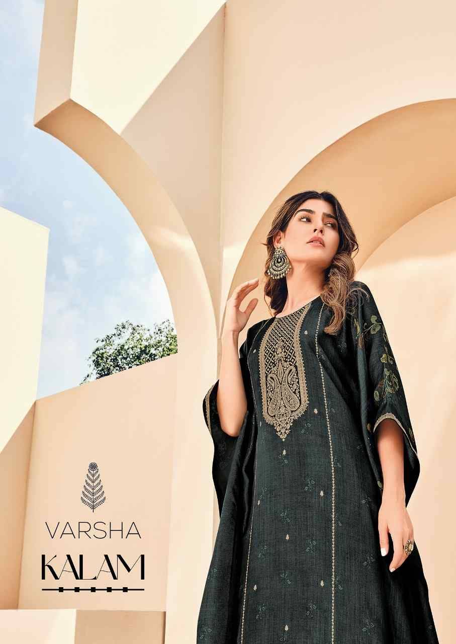 Kalam By Varshaa 01 To 04 Series Designer Stylish Fancy Colorful Beautiful Party Wear & Ethnic Wear Collection Pure Viscose Kaftan With Bottom At Wholesale Price