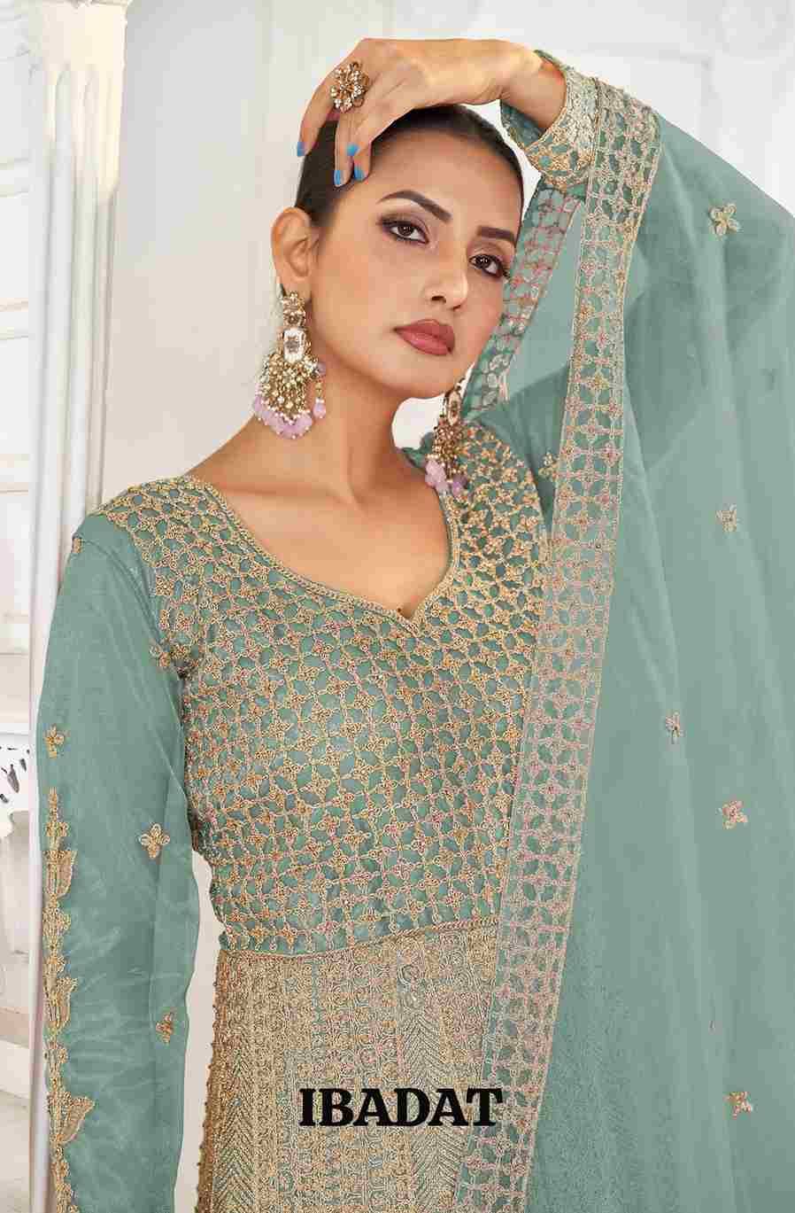 Ibadat By Fashid Wholesale 3092 To 3094 Series Designer Stylish Fancy Colorful Beautiful Party Wear & Ethnic Wear Collection Pure Net Gown With Bottom At Wholesale Price