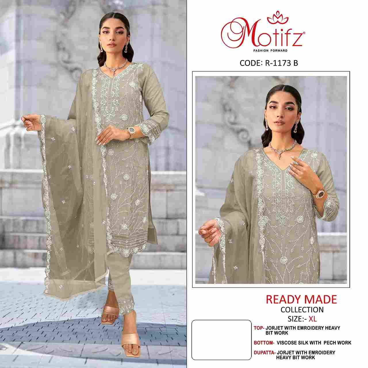 Motifz Hit Design 1173 Colours By Motifz 1173-A To 1173-D Series Beautiful Pakistani Suits Colorful Stylish Fancy Casual Wear & Ethnic Wear Georgette Dresses At Wholesale Price