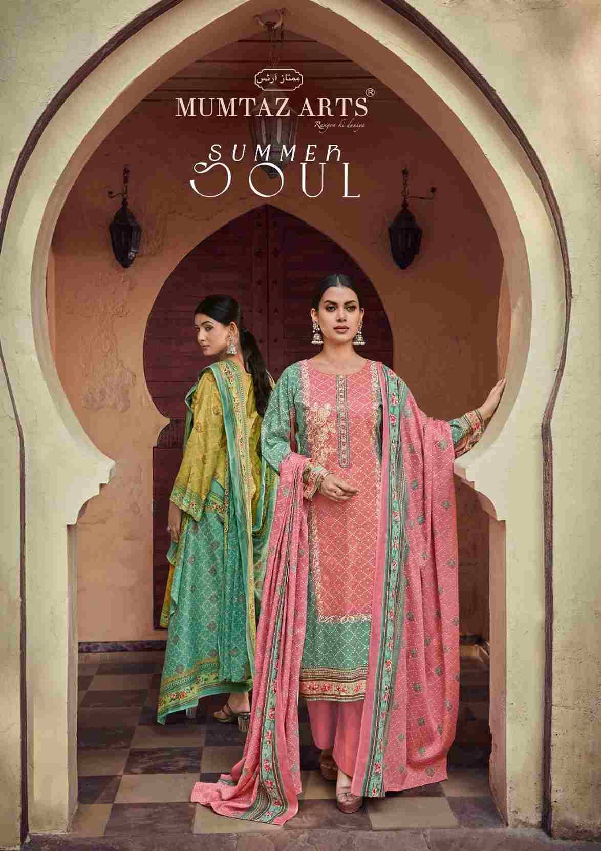 Summer Soul By Mumtaz Arts 1001 To 1007 Series Beautiful Festive Suits Colorful Stylish Fancy Casual Wear & Ethnic Wear Pure Viscose Cotton Print Dresses At Wholesale Price