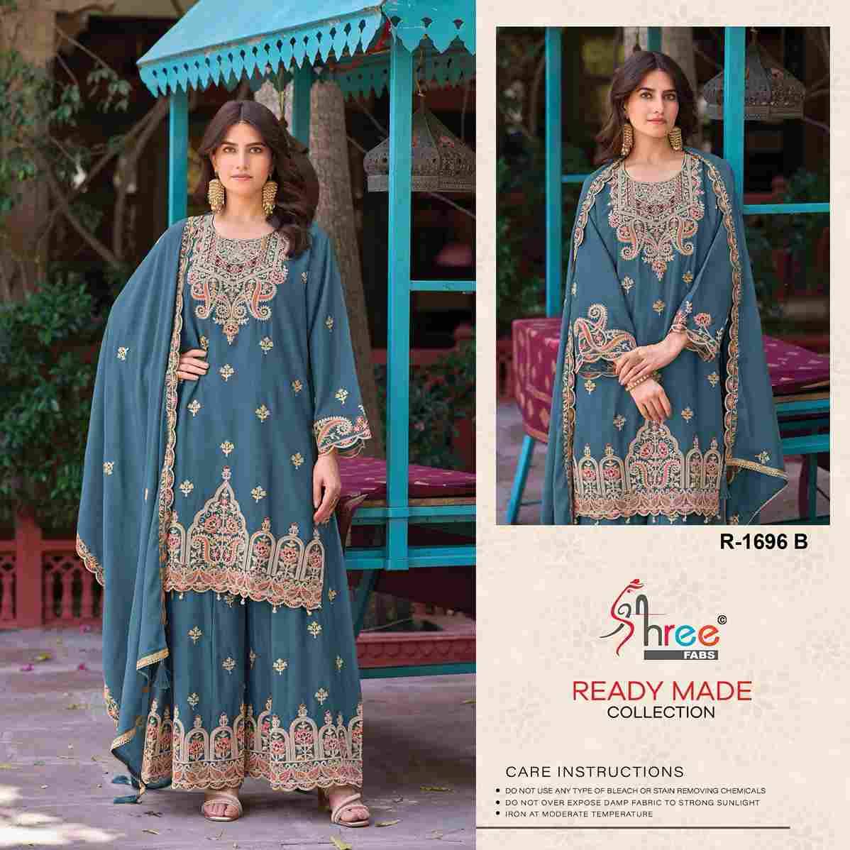 Shree Fabs Hit Design R-1696 Colours By Shree Fabs R-1696-A To R-1696-D Series Designer Pakistani Suits Collection Beautiful Stylish Fancy Colorful Party Wear & Occasional Wear Chinnon Dresses At Wholesale Price