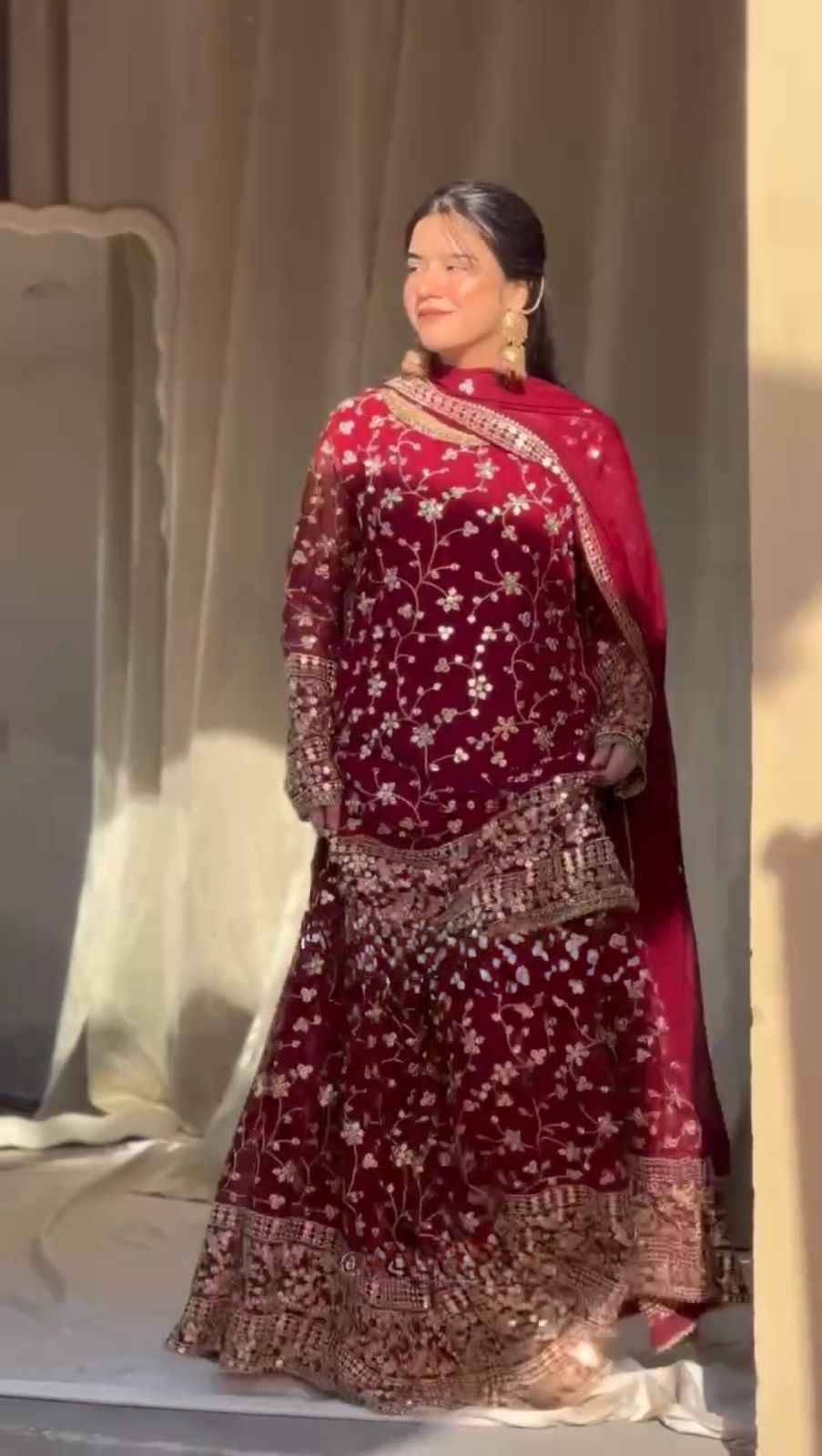 Kd-5858 By Fashid Wholesale 01 To 02 Series Sharara Beautiful Suits Stylish Fancy Colorful Party Wear & Occasional Wear Faux Georgette Dresses At Wholesale Price
