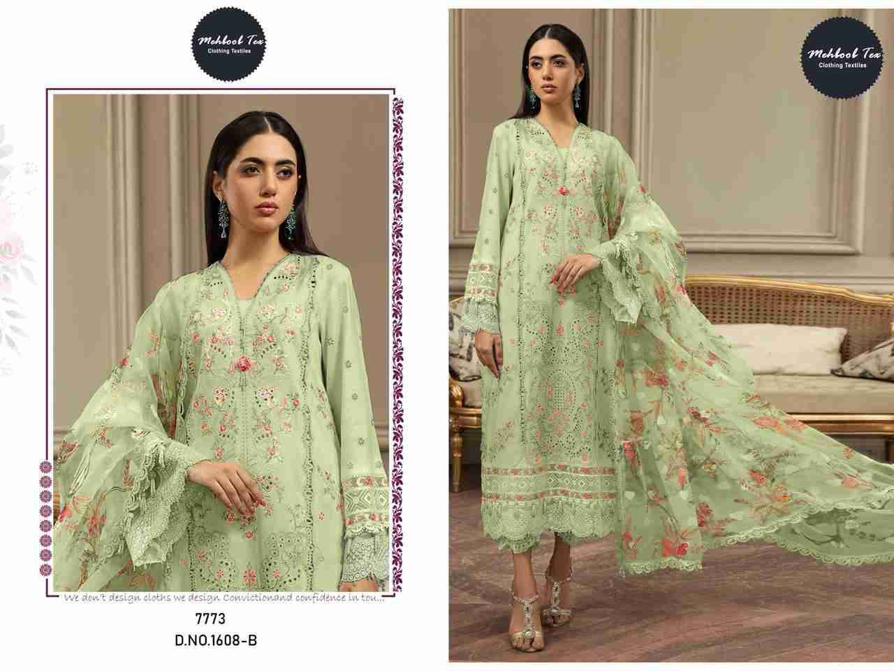 Mehboob Tex Hit Design 1608 Colours By Mehboob Tex 1608-A To 1608-D Series Beautiful Pakistani Suits Stylish Fancy Colorful Party Wear & Occasional Wear Pure Viscose Lawn Dresses At Wholesale Price