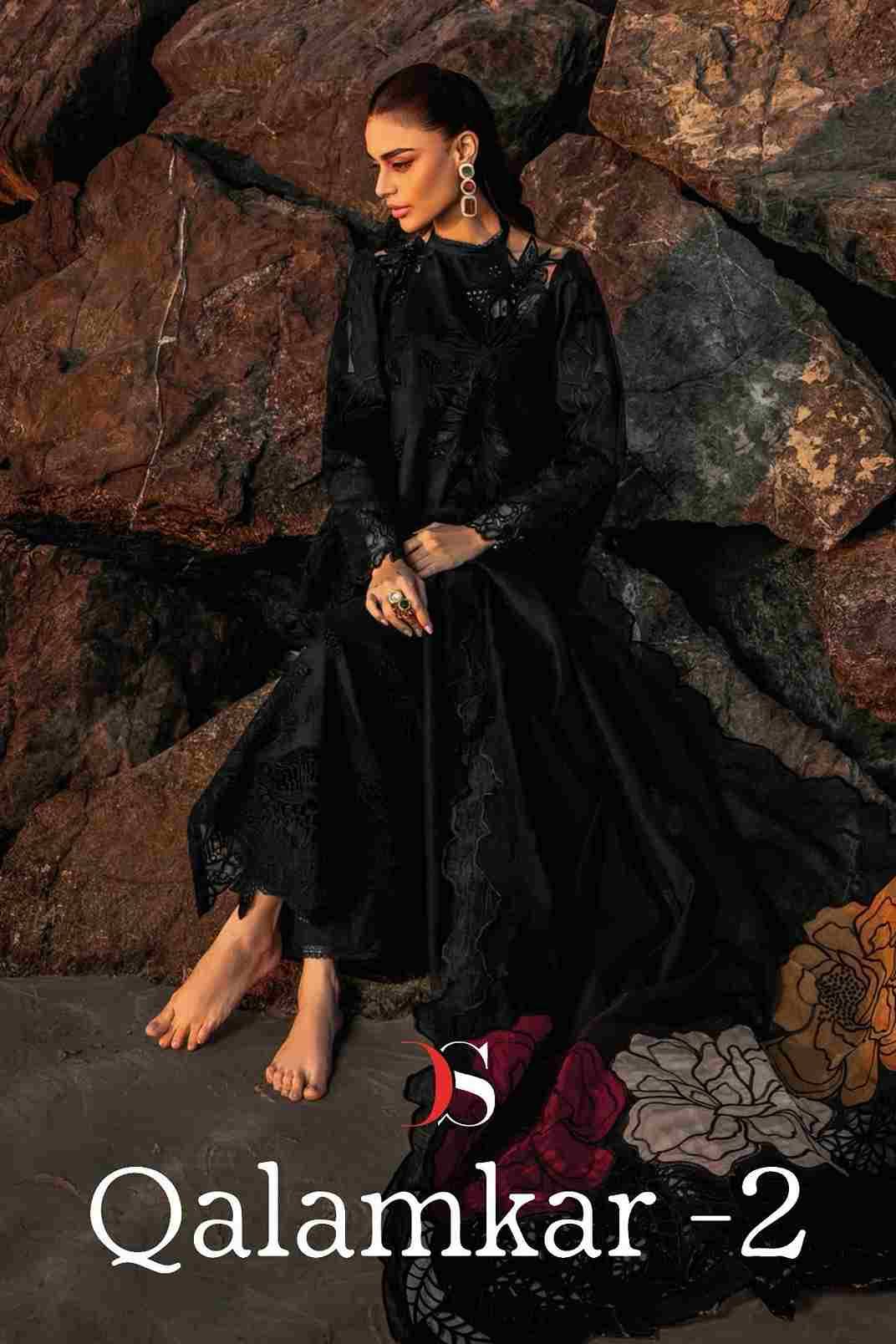Qalamkar Vol-2 By Deepsy Suits 1051 To 1056 Series Designer Pakistani Suits Beautiful Stylish Fancy Colorful Party Wear & Occasional Wear Pure Cotton Embroidered Dresses At Wholesale Price