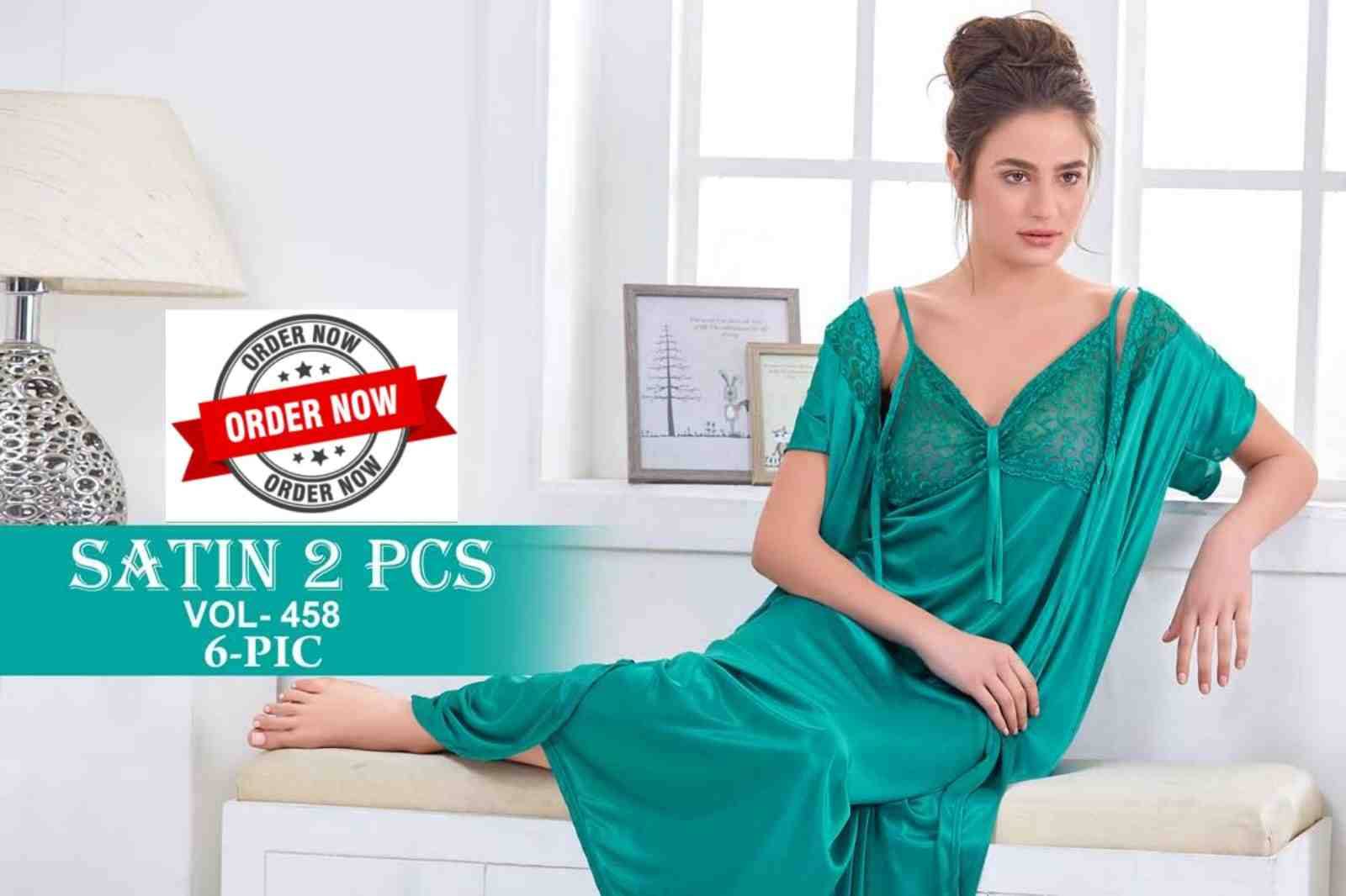 Vol-458 By Kaamiri 5001 To 5006 Series Designer Stylish Fancy Colorful Beautiful Party Wear & Ethnic Wear Collection Satin Night Gown At Wholesale Price