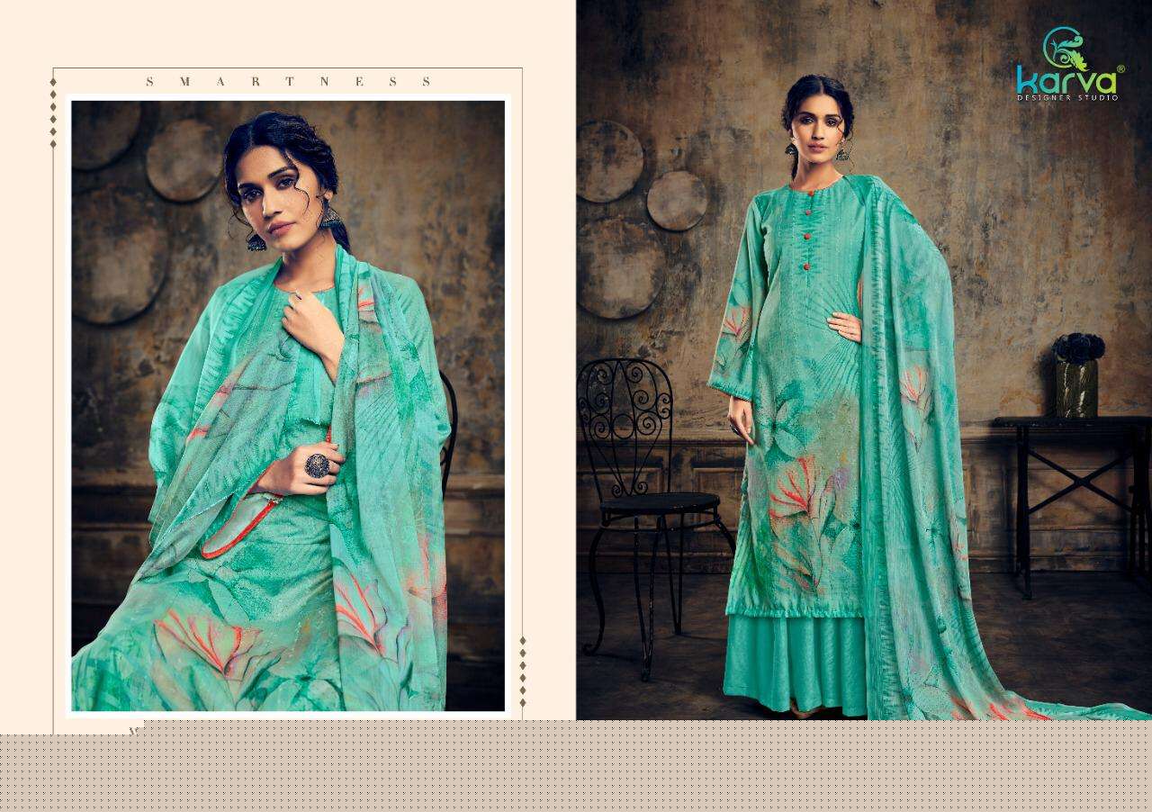 SHEHNAAZ BY KARVA DESIGNER STUDIO 17001 TO 17007 SERIES DESIGNER SHARARA SUITS BEAUTIFUL STYLISH FANCY COLORFUL PARTY WEAR & ETHNIC WEAR PASHMINA EMBROIDERY WITH DIGITAL PRINT DRESSES AT WHOLESALE PRICE