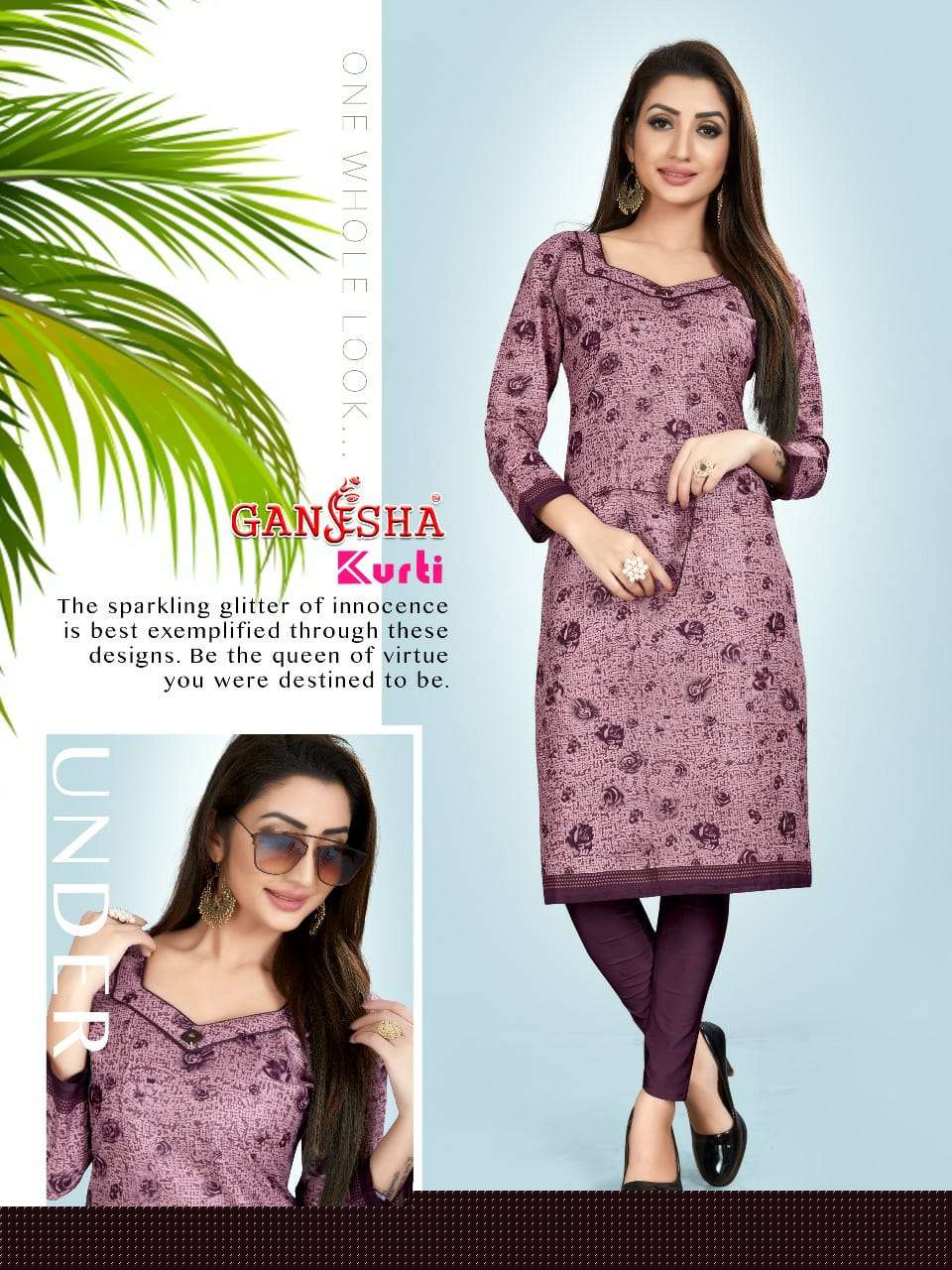 GANESHA KURTI VOL-3 BY GANESHA 3006 TO 3017 SERIES BEAUTIFUL STYLISH COLORFUL FANCY PARTY WEAR & ETHNIC WEAR & READY TO WEAR FANCY PRINTED KURTIS AT WHOLESALE PRICE