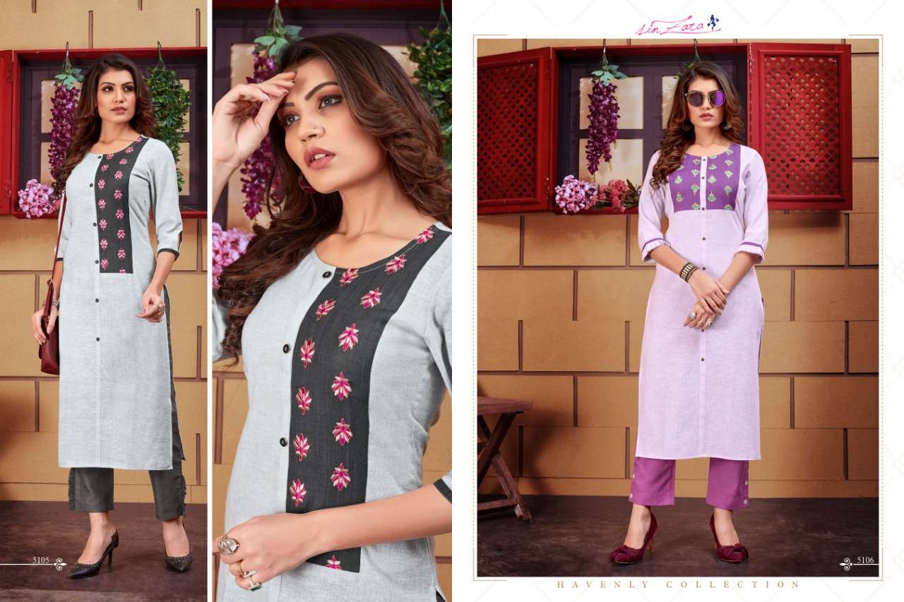 RUTBA BY SIN ZARA 5101 TO 5108 SERIES BEAUTIFUL STYLISH FANCY COLORFUL CASUAL WEAR & ETHNIC WEAR LINEN KURTIS WITH BOTTOM AT WHOLESALE PRICE