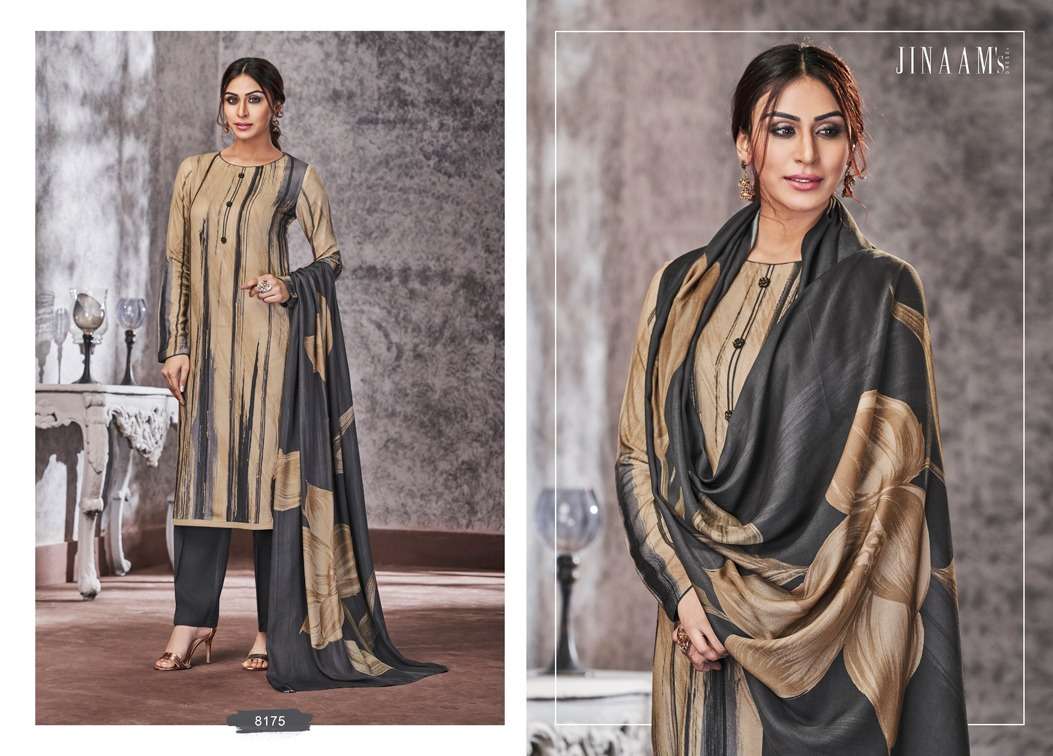 EMERY BY JINAAM DRESSES 8173 TO 8178 SERIES DESIGNER BEAUTIFUL FANCY COLORFUL STYLISH PARTY WEAR & OCCASIONAL WEAR DIGITAL PRINTED STAPLE PASHMINA DRESSES AT WHOLESALE PRICE