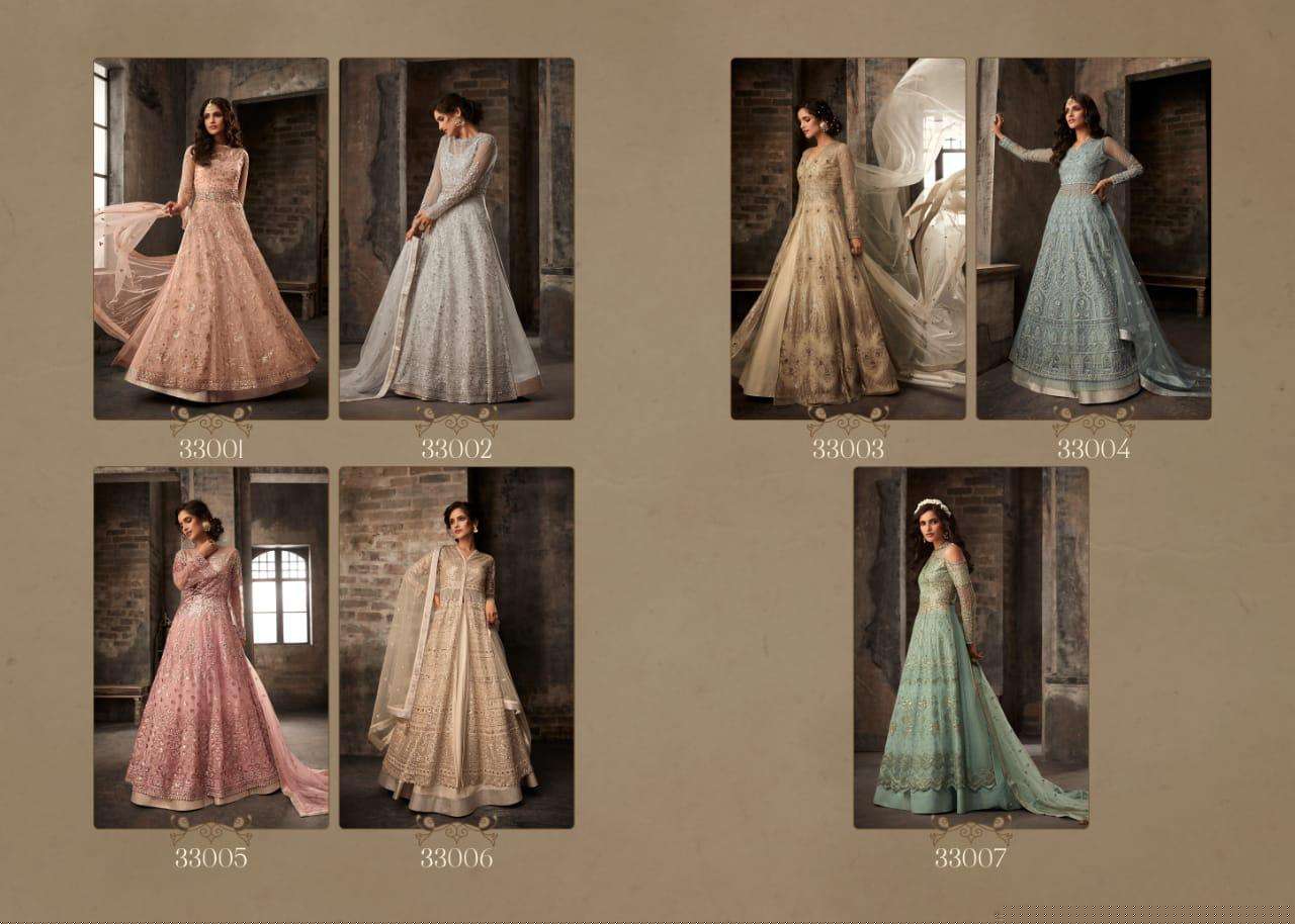 PASSION BY ZOYA 33001 TO 33007 SERIES BEAUTIFUL ANARKALI SUITS STYLISH FANCY COLORFUL PARTY WEAR & ETHNIC WEAR FANCY EMBROIDERED DRESSES AT WHOLESALE PRICE