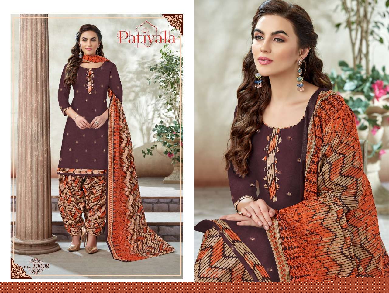PATIYALA VOL-20 BY GANESHA 20007 TO 20018 SERIES BEAUTIFUL PATIYALA SUITS STYLISH FANCY COLORFUL PARTY WEAR & OCCASIONAL WEAR PURE COTTON PRINT DRESSES AT WHOLESALE PRICE