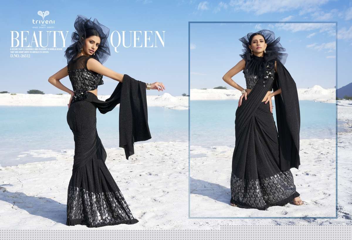 UNIQUE BY TRIVENI 26511 TO 26516 SERIES INDIAN TRADITIONAL WEAR COLLECTION BEAUTIFUL STYLISH FANCY COLORFUL PARTY WEAR & OCCASIONAL WEAR IMPORTED CHINA SAREES AT WHOLESALE PRICE