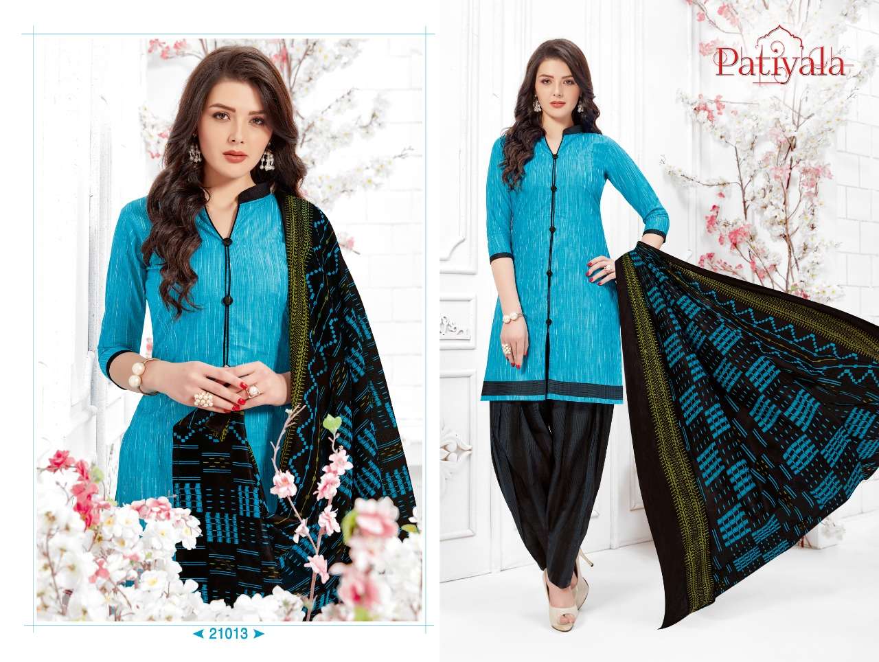 PATIYALA VOL-21 BY GANESHA 21006 to 21017 SERIES BEAUTIFUL PATIYALA SUITS STYLISH FANCY COLORFUL PARTY WEAR & OCCASIONAL WEAR PURE COTTON PRINT DRESSES AT WHOLESALE PRICE