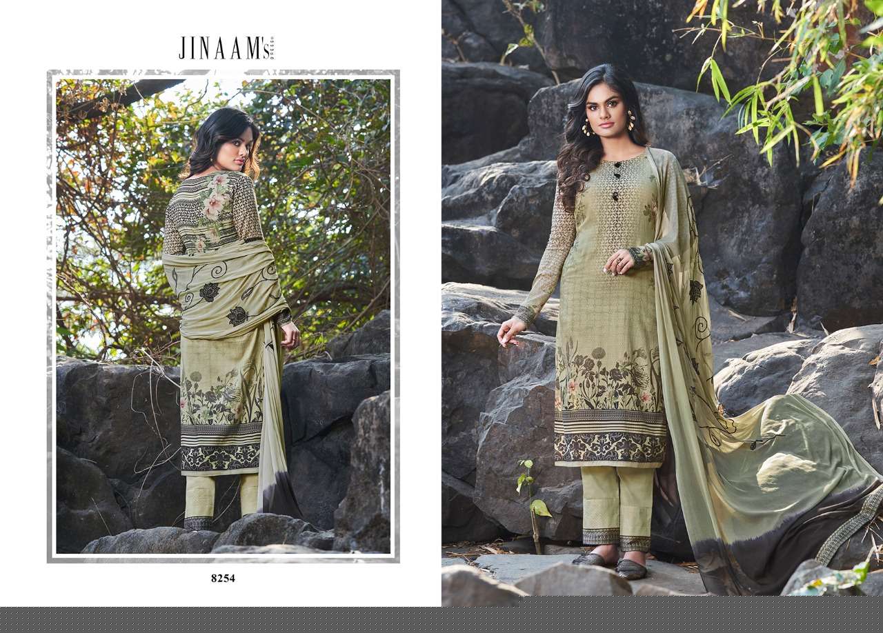 ADEENA BY JINAAMS DRESSES 8247 TO 8255 SERIES BEAUTIFUL SUITS STYLISH FANCY COLORFUL PARTY WEAR & OCCASIONAL WEAR COTTON SATIN DIGITAL PRINTED DRESSES AT WHOLESALE PRICE