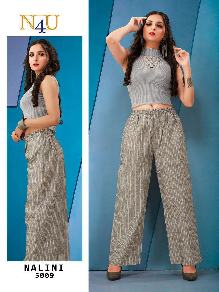 NALINI BY N4U 5001 TO 5010 SERIES BEAUTIFUL STYLISH FANCY COLORFUL PARTY WEAR & ETHNIC WEAR COTTON STRIPED PRINTED DHOTI PANTS AT WHOLESALE PRICE